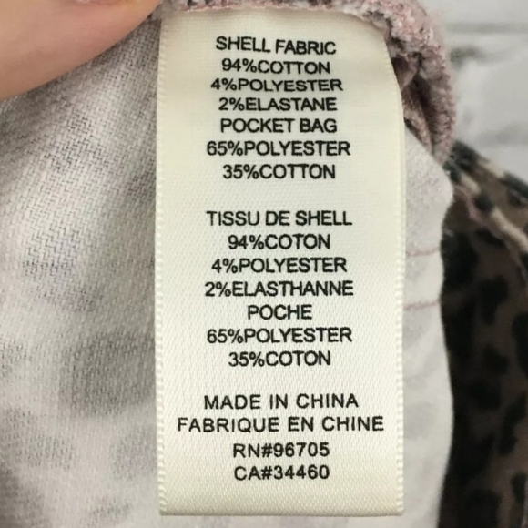 High Waist La Vie by Rebecca Taylor Wild Denim Ocelot Ines Size 29 - Picture 9 of 14